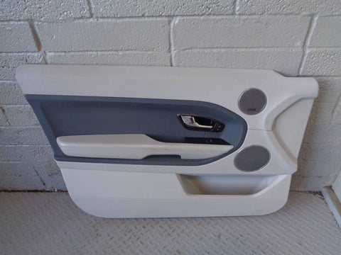 Range Rover Evoque Door Cards Pair of 2 3 Door in Ivory L538 2011 to 2015 L02015