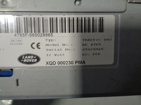 Freelander 1 Sat Nav Stereo Head Unit XQD000230PMA Facelift 2004 to 2006