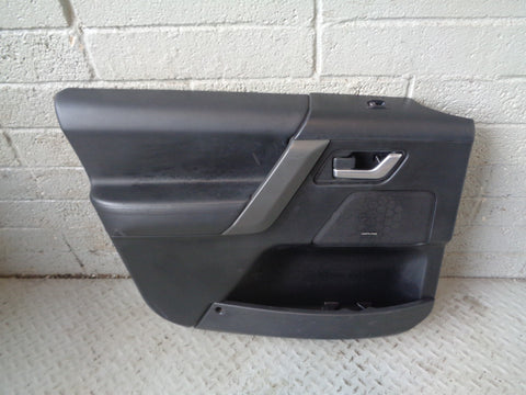 Freelander 2 Door Cards Set of 4 in Black Leather Land Rover 2006 to 2011 R25035