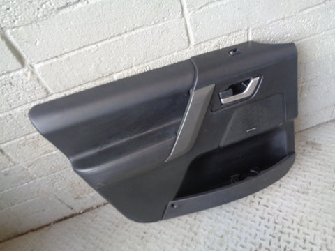 Freelander 2 Door Cards Set of 4 in Black Leather Land Rover 2006 to 2011 R25035
