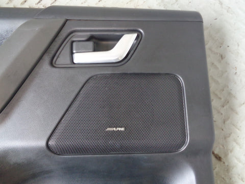 Freelander 2 Door Cards Set of 4 in Black Leather Land Rover 2006 to 2011 R25035