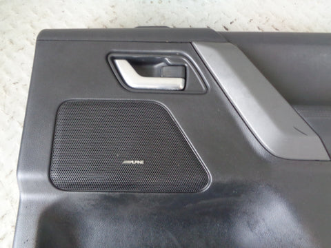 Freelander 2 Door Cards Set of 4 in Black Leather Land Rover 2006 to 2011 R25035