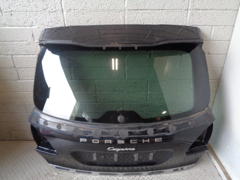 Porsche Cayenne 958 92A Tailgate Bootlid in C9X Jet Black 2011 to 2018
