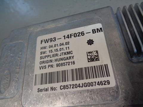 Range Rover Evoque Camera Control Module FW93-14F026-BM L538 2016 to 2018