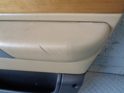 Range Rover Sport Door Cards in Beige with Wood Trim L320 2005 to 2009 L14045
