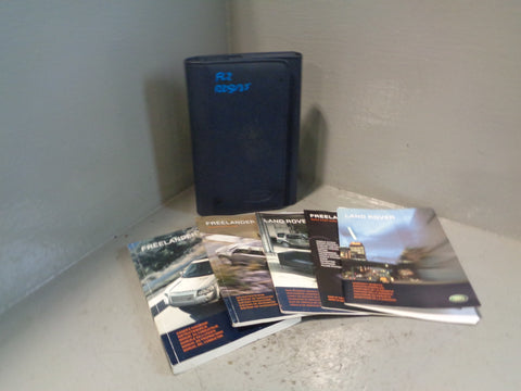 Freelander 2 Handbook User Manual in Wallet Land Rover 2006 to 2011 R25035