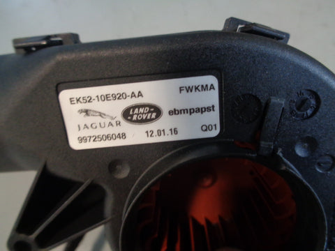 Range Rover Evoque Head Up Display Cooling Fan EK52-10E920-AA L538 2016 to 2018
