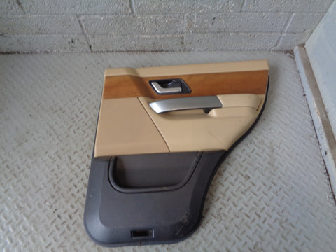 Range Rover Sport Door Cards in Beige with Wood Trim L320 2005 to 2009 L14045