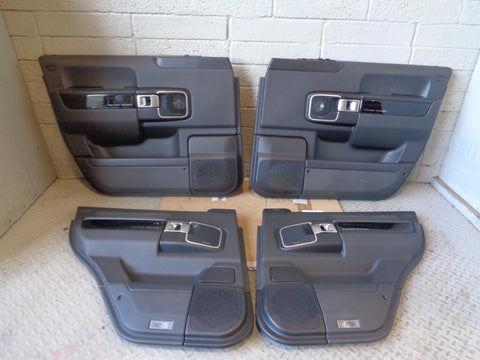 Range Rover L322 Door Cards x 4 in Gloss Black Trim Facelift 2009 to 2013 L24045