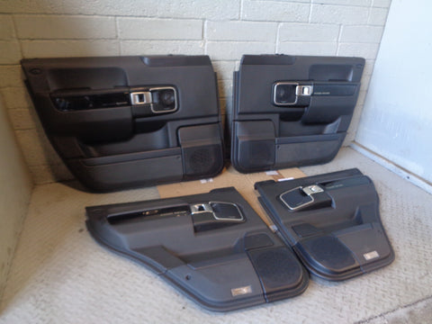 Range Rover L322 Door Cards x 4 in Gloss Black Trim Facelift 2009 to 2013 L24045