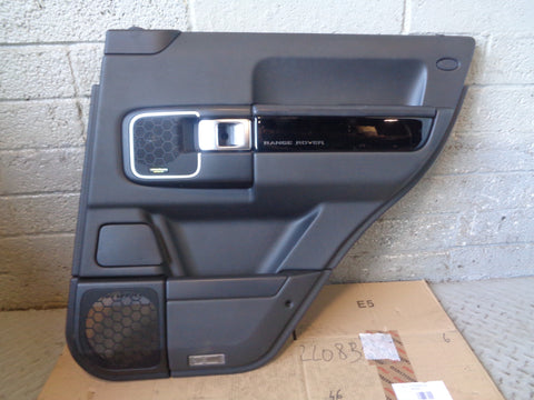 Range Rover L322 Door Cards x 4 in Gloss Black Trim Facelift 2009 to 2013 L24045