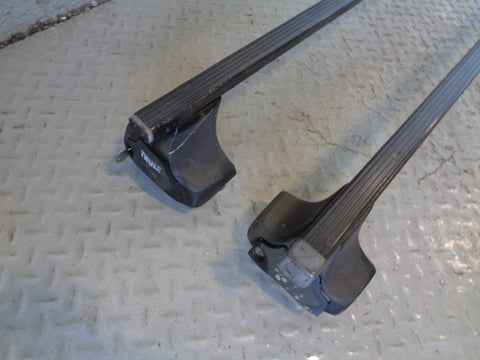 Freelander 2 Thule Roof Rails Cross Bars with Key Land Rover 2006 to 2014