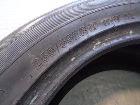 Winrun Part Worn Tyre 255/55ZR19 5mm Tread 255 55 19 D02076A