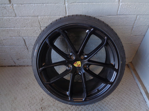 Porsche Cayenne 958 92A Alloy Wheels and Tyres Turbo 22" Set of 4 2011 to 2018