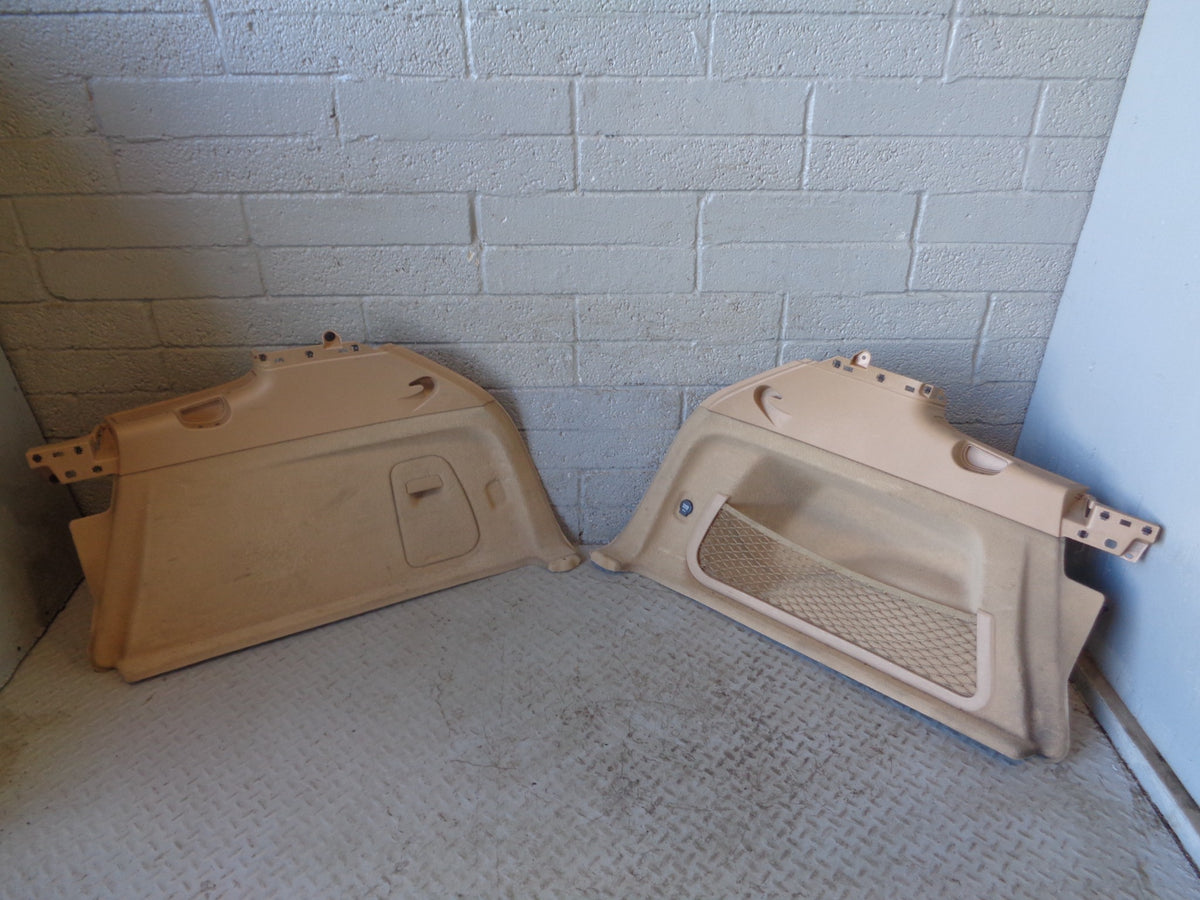 Porsche Cayenne 92A Boot Trims Pair In Beige 2011 to 2014