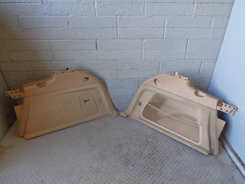 Porsche Cayenne 92A Boot Trims Pair In Beige 2011 to 2014