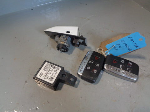 Range Rover Evoque Key Remotes and Blade with Door Lock 2016 to 2018 L22055