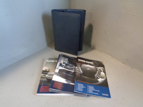 Range Rover L322 Handbook Manual User Guides in Wallet Late Facelift L24045