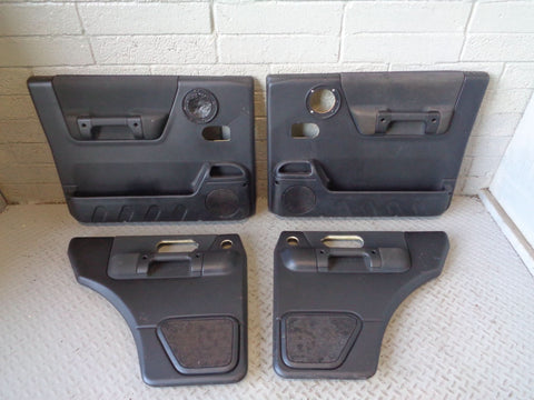 Discovery 2 Door Cards Set of x 4 Black Land Rover 1998 to 2004 R03015