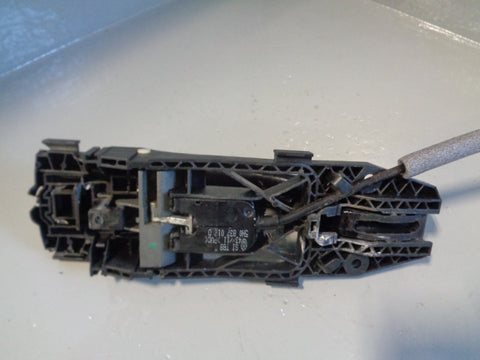 Porsche Cayenne 958 92A Door Handle Off Side Rear External Jet Black C9X