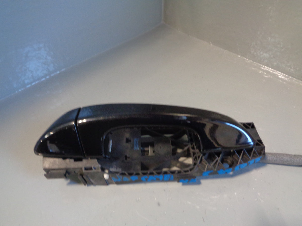 Porsche Cayenne 958 92A Door Handle Near Side Front External Jet Black C9X