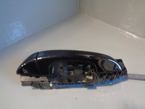 Porsche Cayenne 958 92A Door Handle Near Side Front External Jet Black C9X