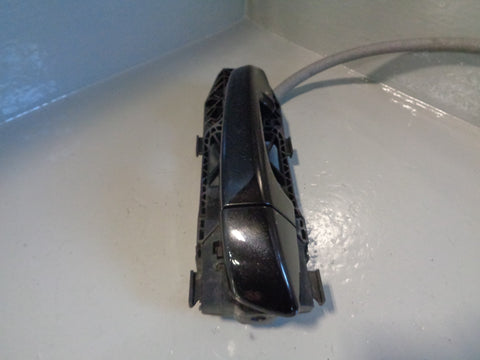 Porsche Cayenne 958 92A Door Handle Near Side Front External Jet Black C9X