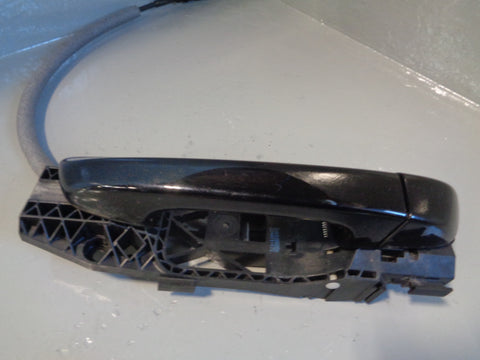 Porsche Cayenne 958 92A Door Handle Near Side Front External Jet Black C9X