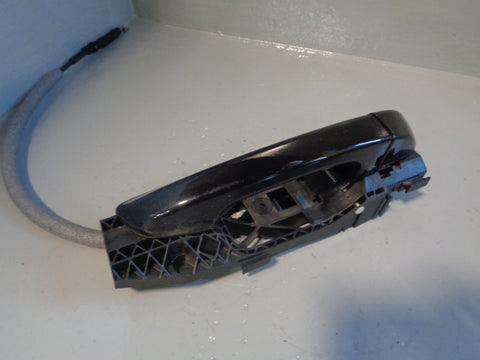 Porsche Cayenne 958 92A Door Handle Near Side Front External Jet Black C9X