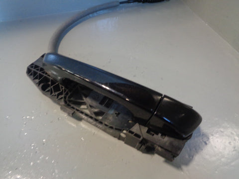 Porsche Cayenne 958 92A Door Handle Near Side Front External Jet Black C9X