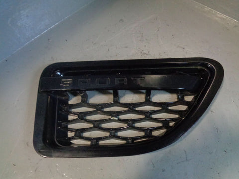 Range Rover Sport Wing Vent Off Side L320 Java Black 2005 to 2009