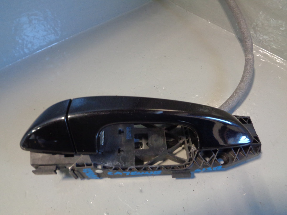 Porsche Cayenne 958 92A Door Handle Near Side Rear External Jet Black C9X