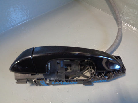 Porsche Cayenne 958 92A Door Handle Near Side Rear External Jet Black C9X