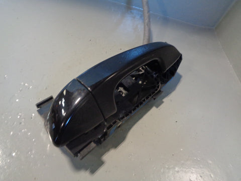 Porsche Cayenne 958 92A Door Handle Near Side Rear External Jet Black C9X