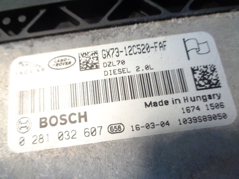 Range Rover Evoque Engine ECU GX73-12C520-FAF 2.0 D L538 2016 to 2018