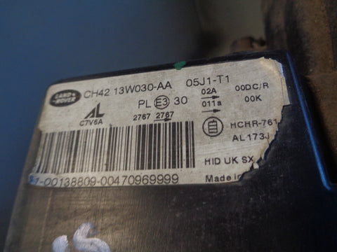 Range Rover L322 Headlight Xenon Near Side Facelift CH42 13W030-AA 2009 to 2013