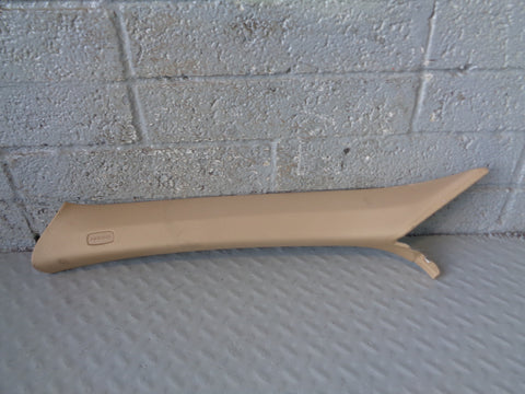 Porsche Cayenne 958 92A Interior A Pillar Trim in Beige Near Side 7P5 867 233 S
