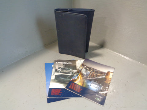 Range Rover Sport Handbook Manual User Guides in Wallet 2009 to 2013 L07025