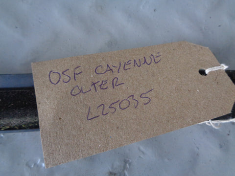 Porsche Cayenne 92A Window Weather Strip Off Side Front External Silver