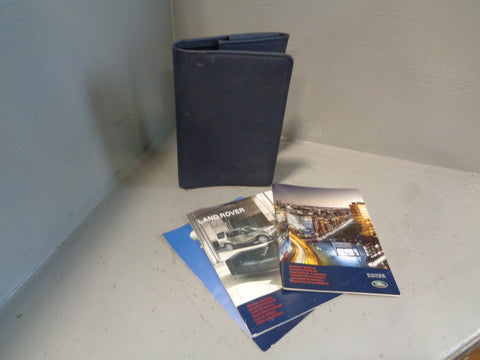 Range Rover Sport Handbook Manual User Guides in Wallet 2009 to 2013 L07025
