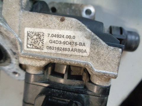 Range Rover Evoque EGR Valve 2.0 D G4D3 9D475 BA 2016 to 2018 Land Rover
