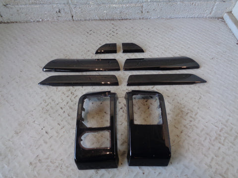 Range Rover L322 8 Piece Trim Dashboard Finisher Kit in Piano Gloss Black L24045
