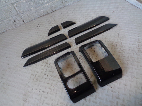Range Rover L322 8 Piece Trim Dashboard Finisher Kit in Piano Gloss Black L24045