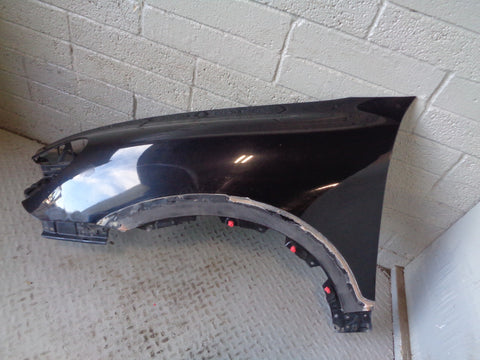 Porsche Cayenne 958.1 92A Front Wing Near Side Jet Black Metallic 2011 to 2014