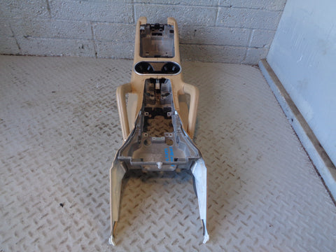 Porsche Cayenne 958.1 92A Centre Console Assembly Beige Cup Holders 2011 to 2014