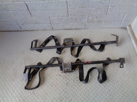 Defender 90 Rear Bench Seat Belt Bars Pair Land Rover County 1986 to 1998