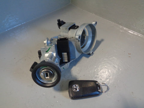 Vauxhall Corsa D Ignition Barrel with 1 x Key Fob 2 Button Remote 2006 to 2014