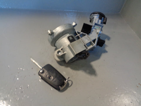 Vauxhall Corsa D Ignition Barrel with 1 x Key Fob 2 Button Remote 2006 to 2014