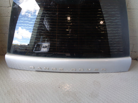 Range Rover L322 Tailgate Upper with Glass Zermatt Silver 2002 to 2013 R24065