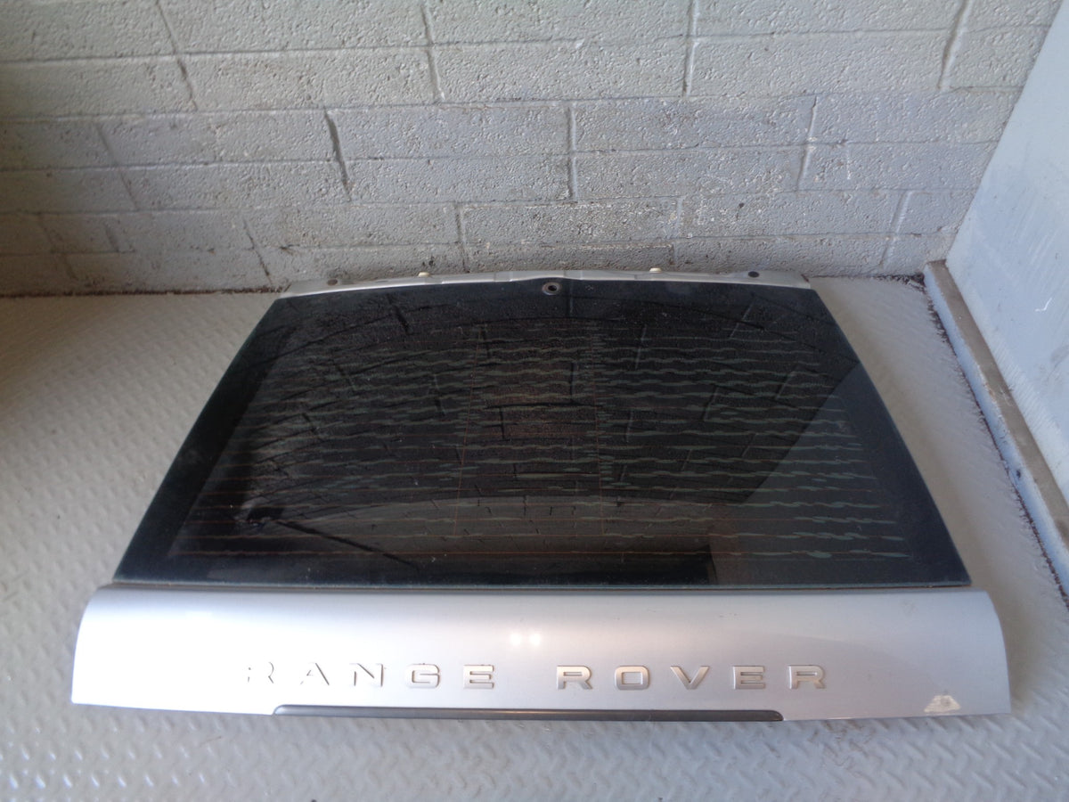 Range Rover L322 Tailgate Upper with Glass Zermatt Silver 2002 to 2013 R24065